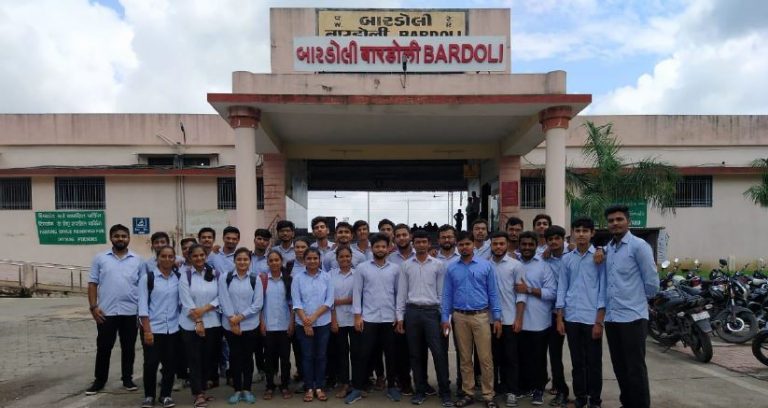 Site visit by Civil Department to Bardoli railway Station – CGPIT